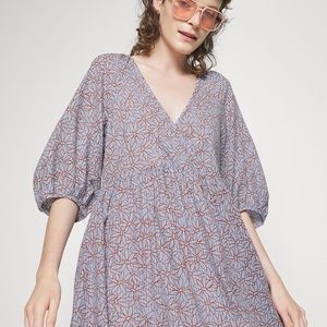 Madewell FAUX WRAP EASY DRESS PRINT - Maxi dress